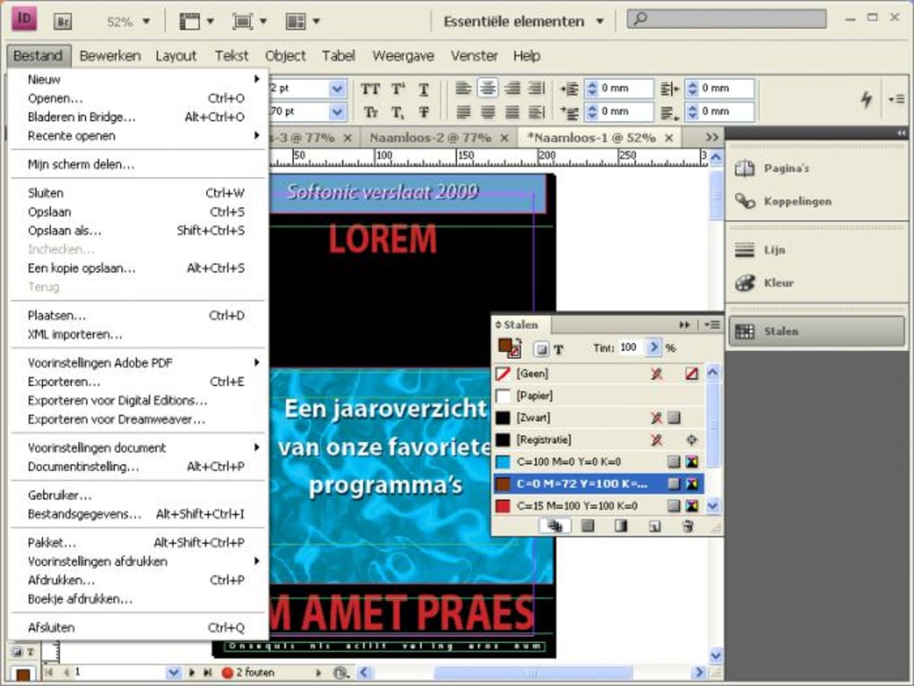 create a toc for an epub in indesign cc 2017